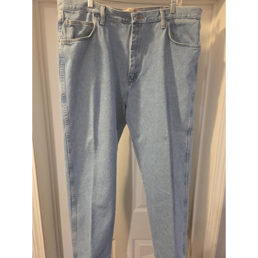 Field & Stream Mens Jeans Pants Size 42X30 Blue Regular Fit Straight 100% Cotton